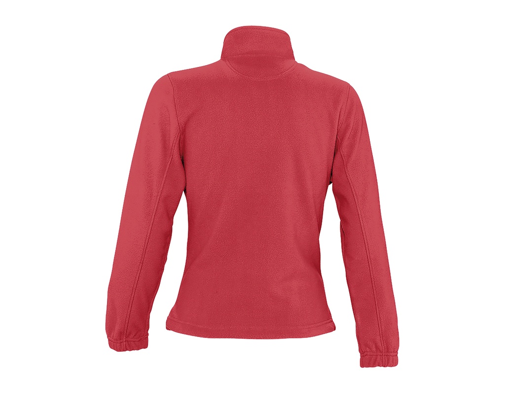 Damska bluza polarowa ze stójką - Red