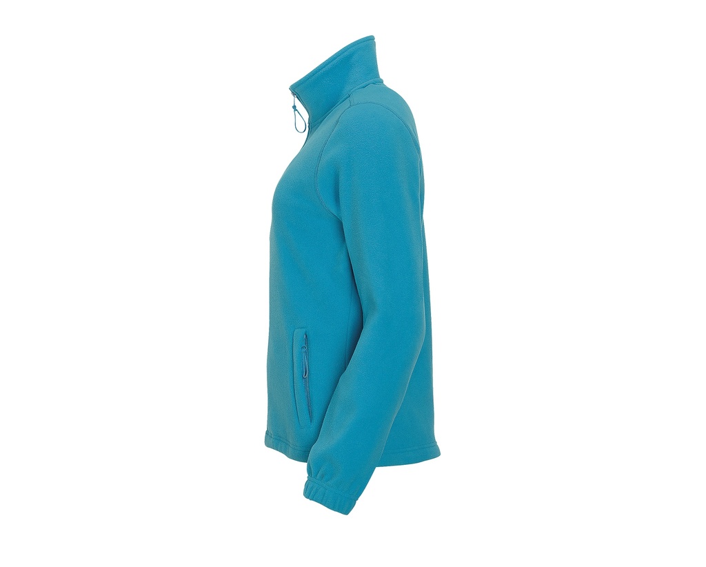 Damska bluza polarowa ze stójką - Aqua