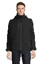 Kurtka Softshell 3w1 z Odpinanymi Rękawami - Black