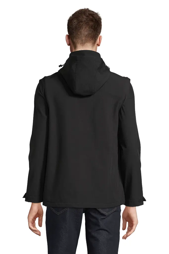 Kurtka Softshell 3w1 z Odpinanymi Rękawami - Black