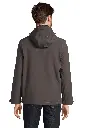 Kurtka Softshell 3w1 z Odpinanymi Rękawami - Charcoal Grey (Solid)