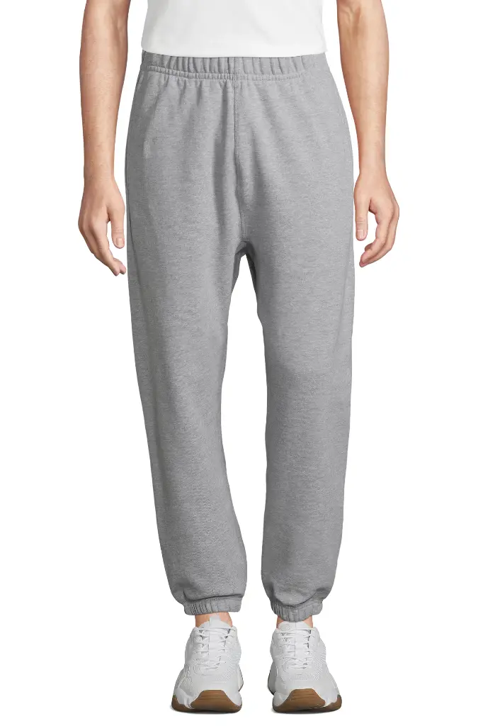 Spodnie dresowe unisex oversize - Grey Melange