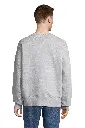 Bluza Unisex Oversize z Okrągłym Dekoltem - Grey Melange