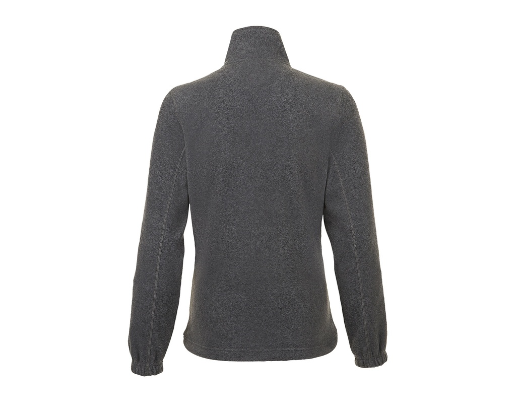 Damska bluza polarowa ze stójką - Grey Melange