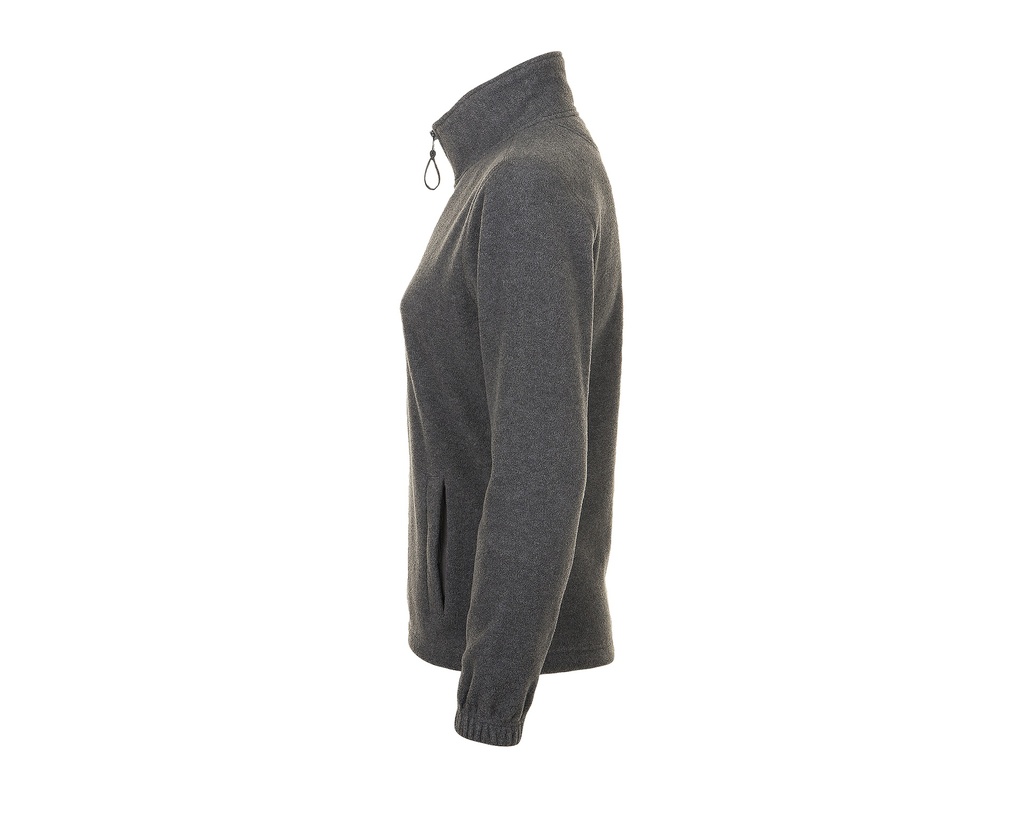 Damska bluza polarowa ze stójką - Grey Melange