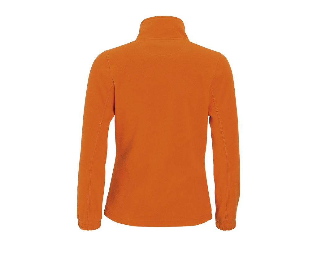 Damska bluza polarowa ze stójką - Orange