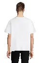 T-Shirt Unisex Oversize z Krótkim Rękawem - White