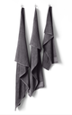 Ręcznik kąpielowy 70 cm z bordiurą - Dark Grey (Solid)