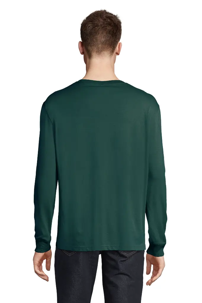 Unisex Oversize T-Shirt z Długim Rękawem - Green Empire