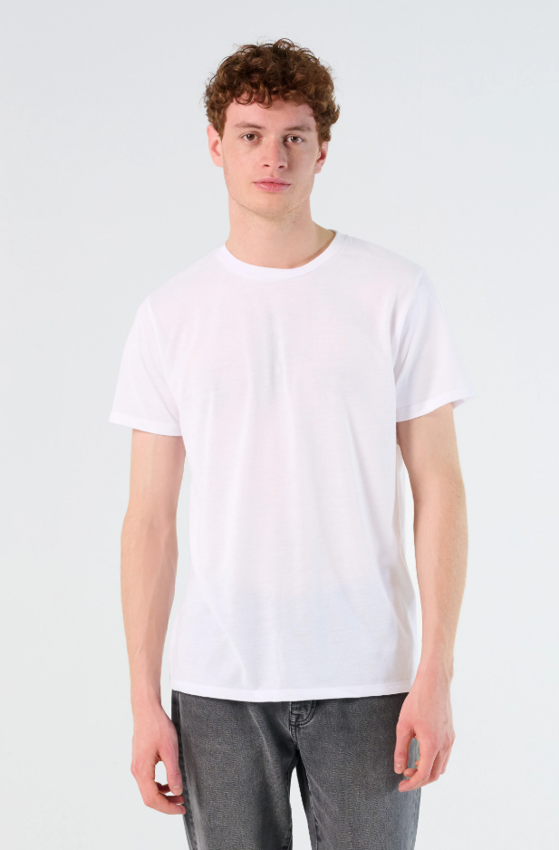 Koszulka klasyczna z krótkim rękawem - White