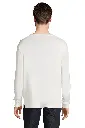 Unisex Oversize T-Shirt z Długim Rękawem - Off White