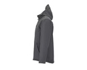 Męski Softshell Zimowy Slim z Kapturem - Charcoal Grey (Solid)