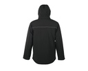 Męski Softshell Zimowy Slim z Kapturem - Black