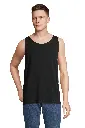 Tank top unisex oversize - Deep Black