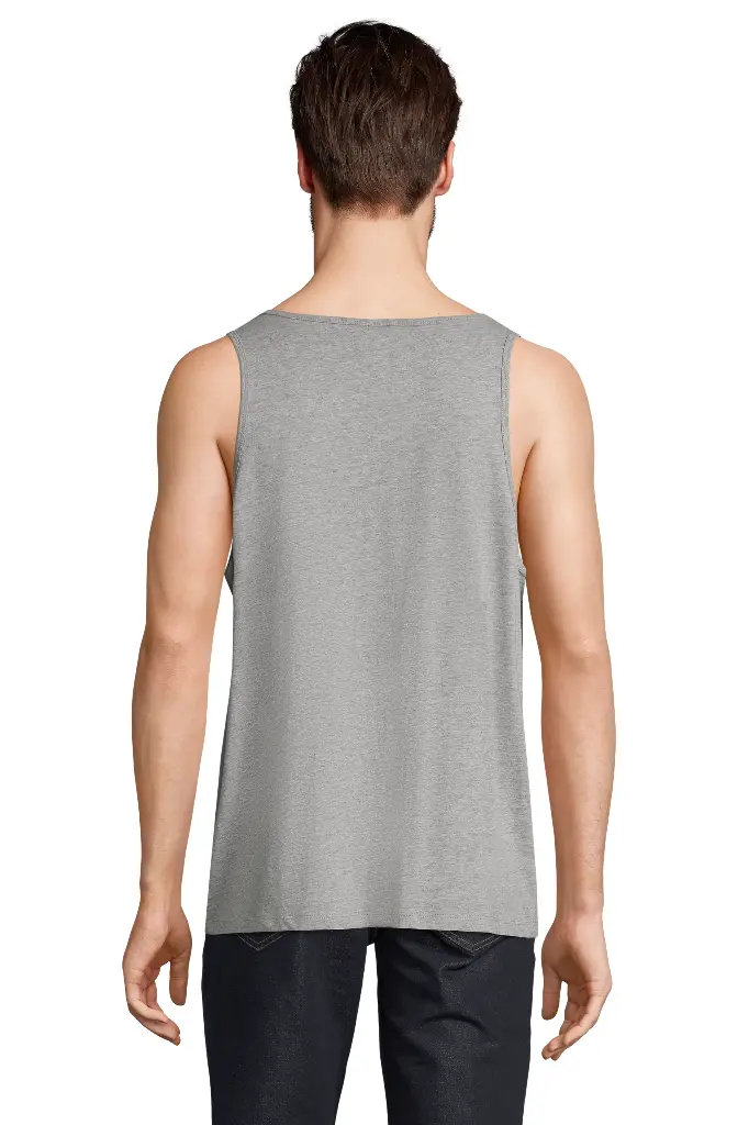 Tank top unisex oversize - Grey Melange