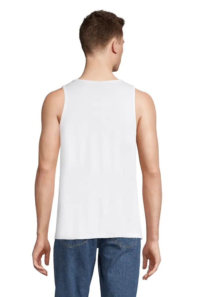 Tank top unisex oversize - White
