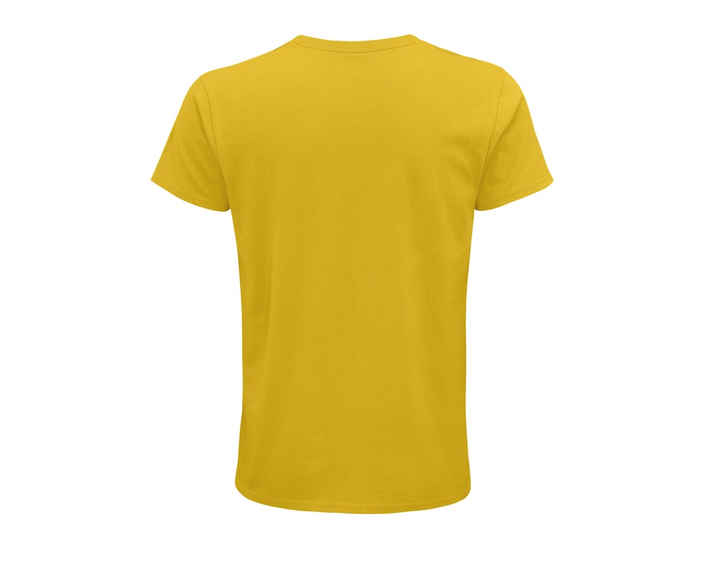 Męski T-shirt z Okrągłym Dekoltem - Gold