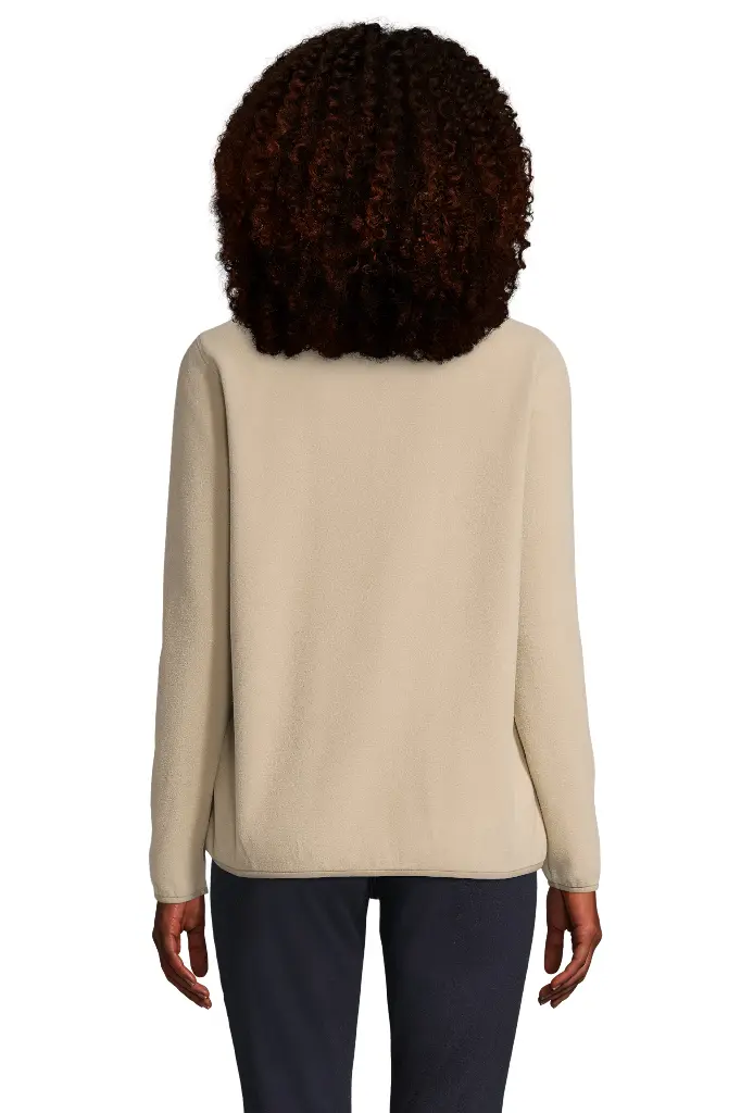 Damska bluza polarowa oversize na zamek - Rope