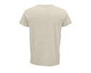 Męski T-shirt z Okrągłym Dekoltem - Heather Beige
