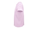 Męski T-shirt z Okrągłym Dekoltem - Heather Pink