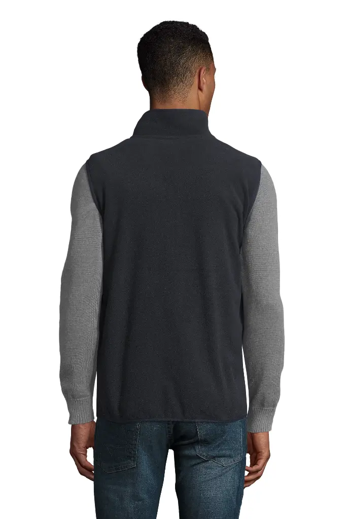 Unisex Bezrękawnik Polarowy na Zamek - Navy