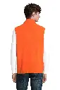 Unisex Bezrękawnik Polarowy na Zamek - Orange