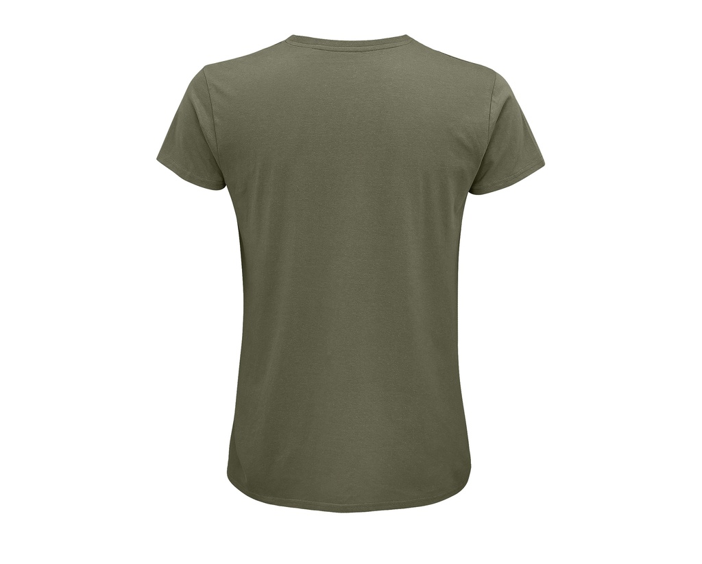 Męski T-shirt z Okrągłym Dekoltem - Khaki