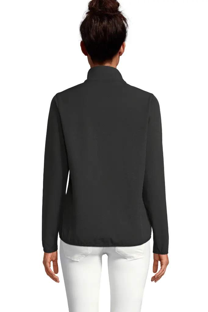 Damska kurtka softshellowa z zamkiem - Black