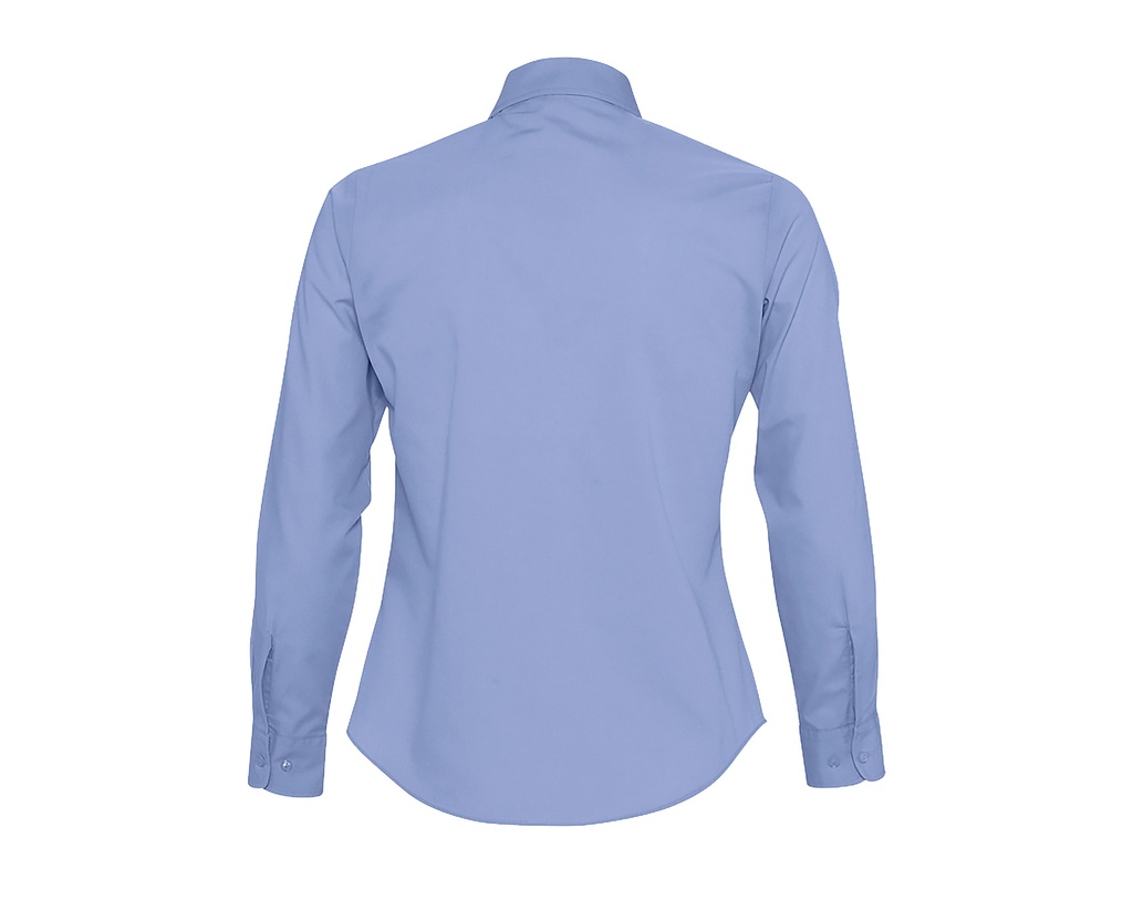 Koszula Klasyczna z Długim Rękawem - Middle Blue