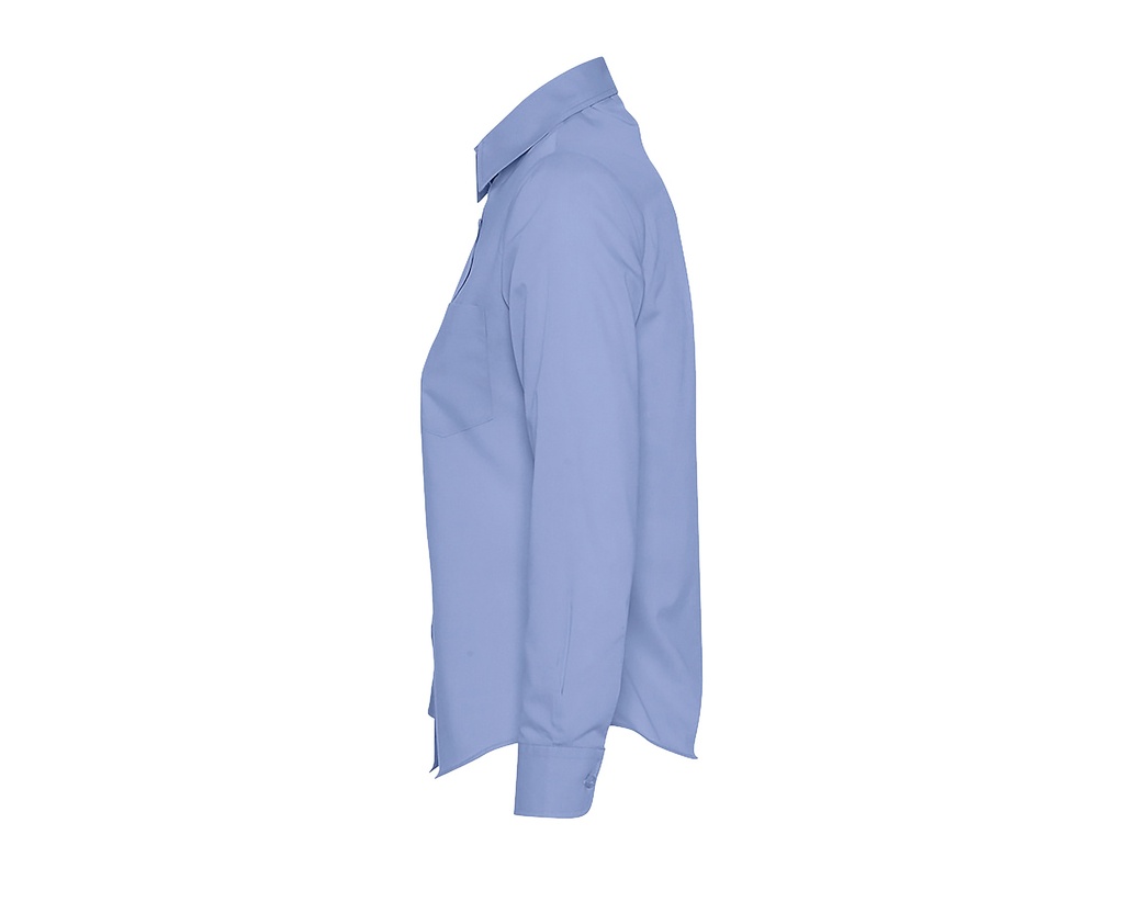 Koszula Klasyczna z Długim Rękawem - Middle Blue