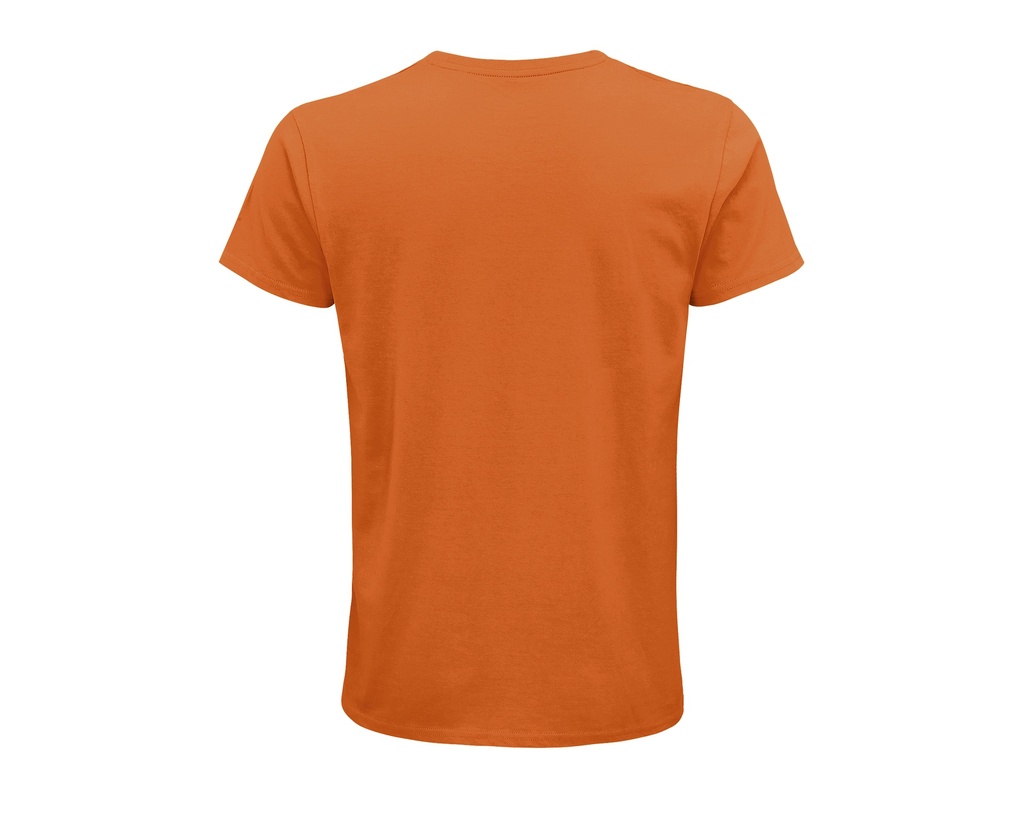 Męski T-shirt z Okrągłym Dekoltem - Orange