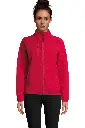 Damska kurtka softshellowa z zamkiem - Pepper Red