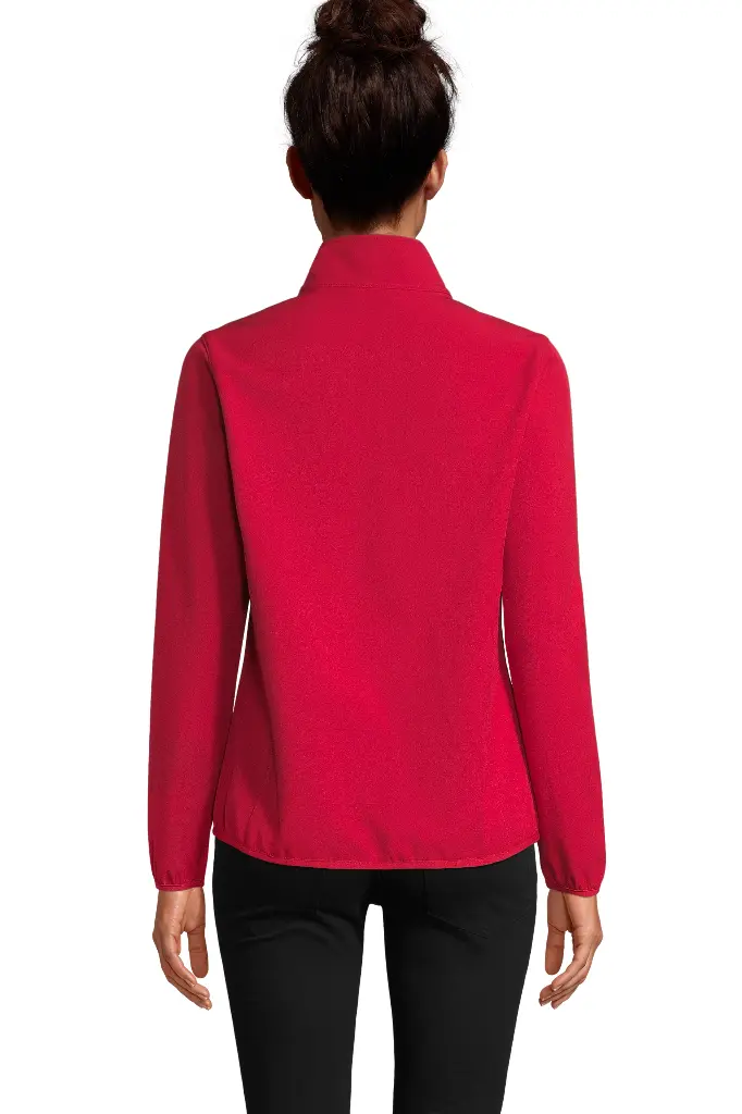 Damska kurtka softshellowa z zamkiem - Pepper Red