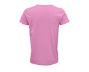 Męski T-shirt z Okrągłym Dekoltem - Orchid Pink