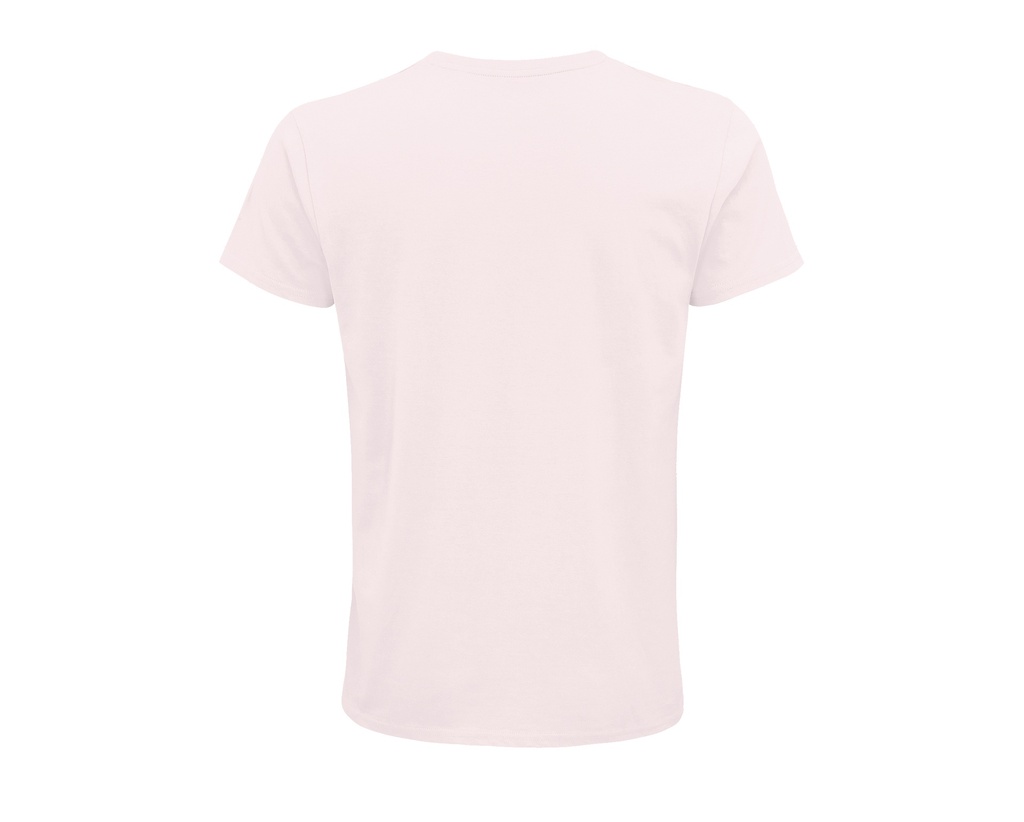 Męski T-shirt z Okrągłym Dekoltem - Pale Pink