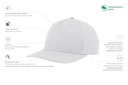 Czapka Ray z recyklingu - White