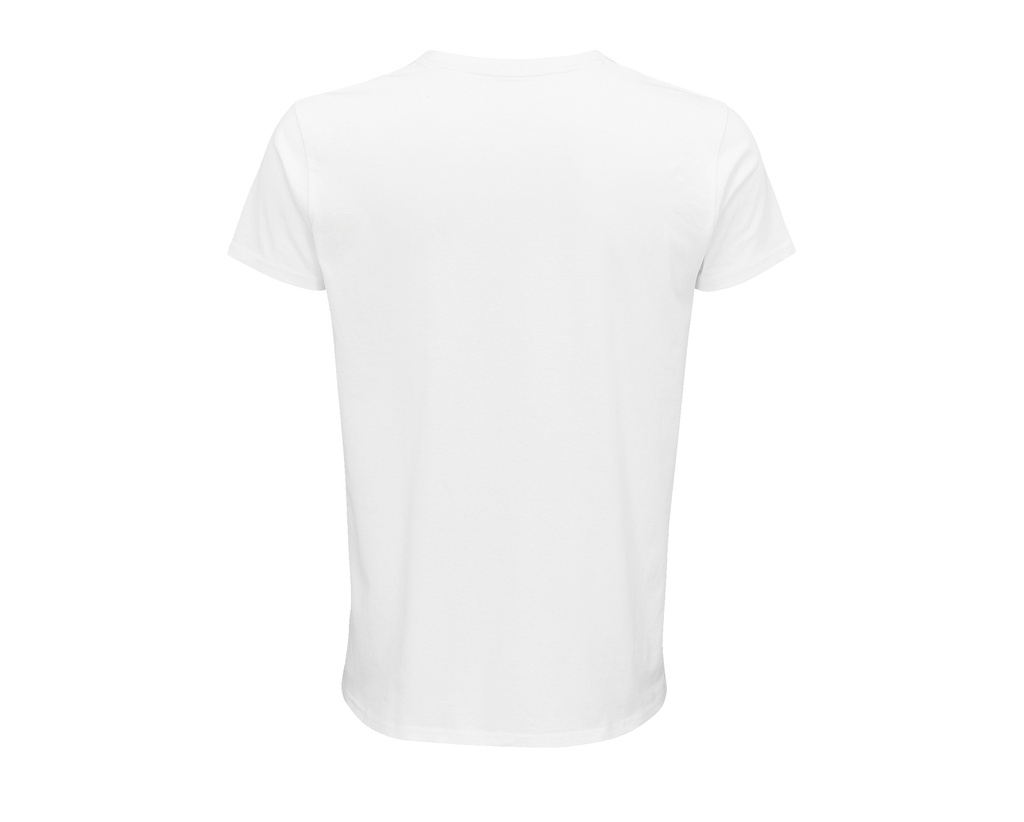 Męski T-shirt z Okrągłym Dekoltem - White