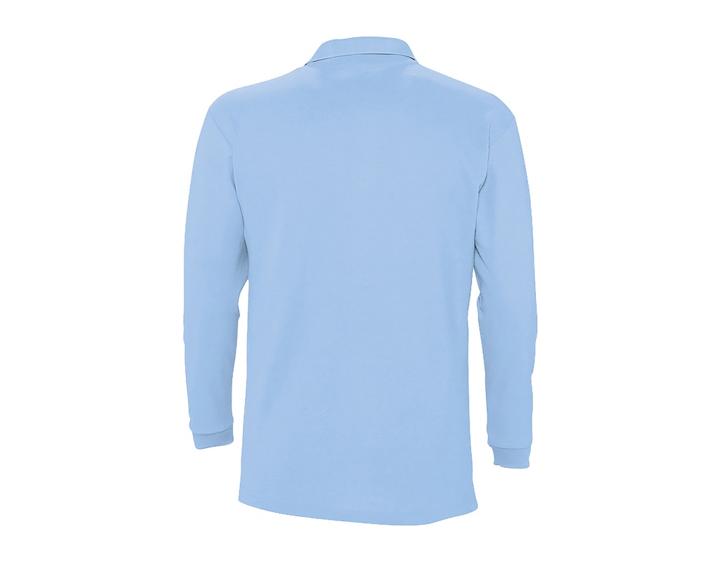 Koszulka Polo z Długim Rękawem Winter - Sky Blue