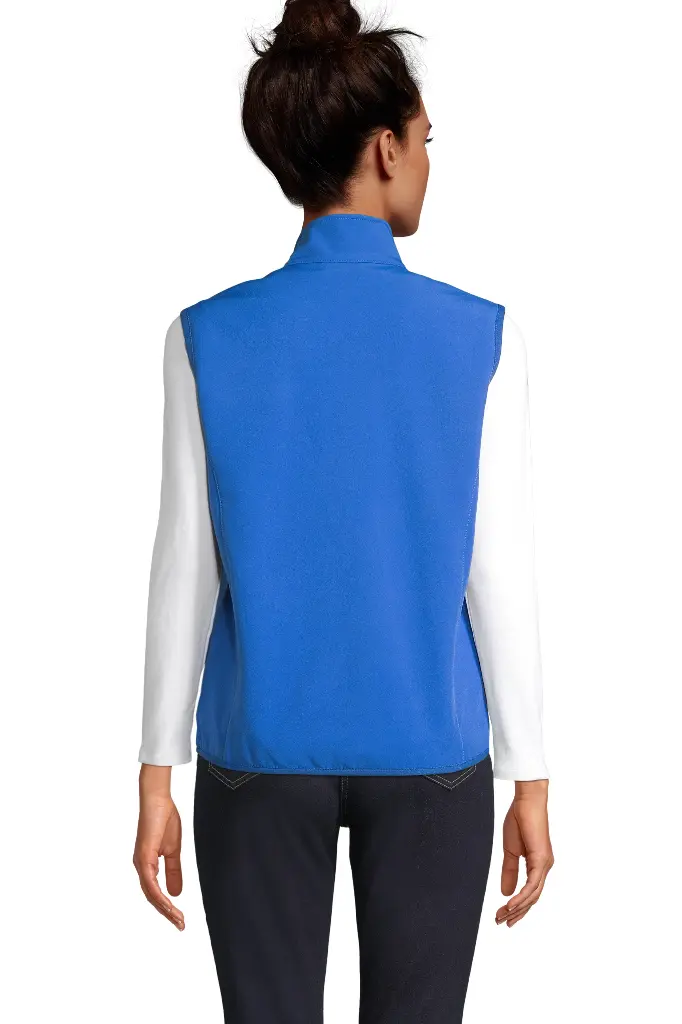 Damski bezrękawnik softshell na zamek - Royal Blue 241