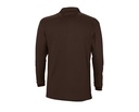 Koszulka Polo z Długim Rękawem Winter - Chocolate
