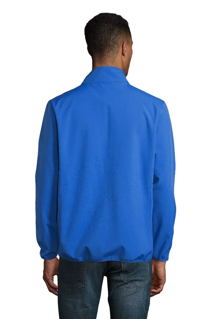 Męska kurtka softshell z zamkiem i kieszeniami - Royal Blue 241