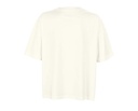 Damski T-shirt Oversize z Bawełny Organicznej - Creamy White