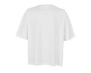Damski T-shirt Oversize z Bawełny Organicznej - White