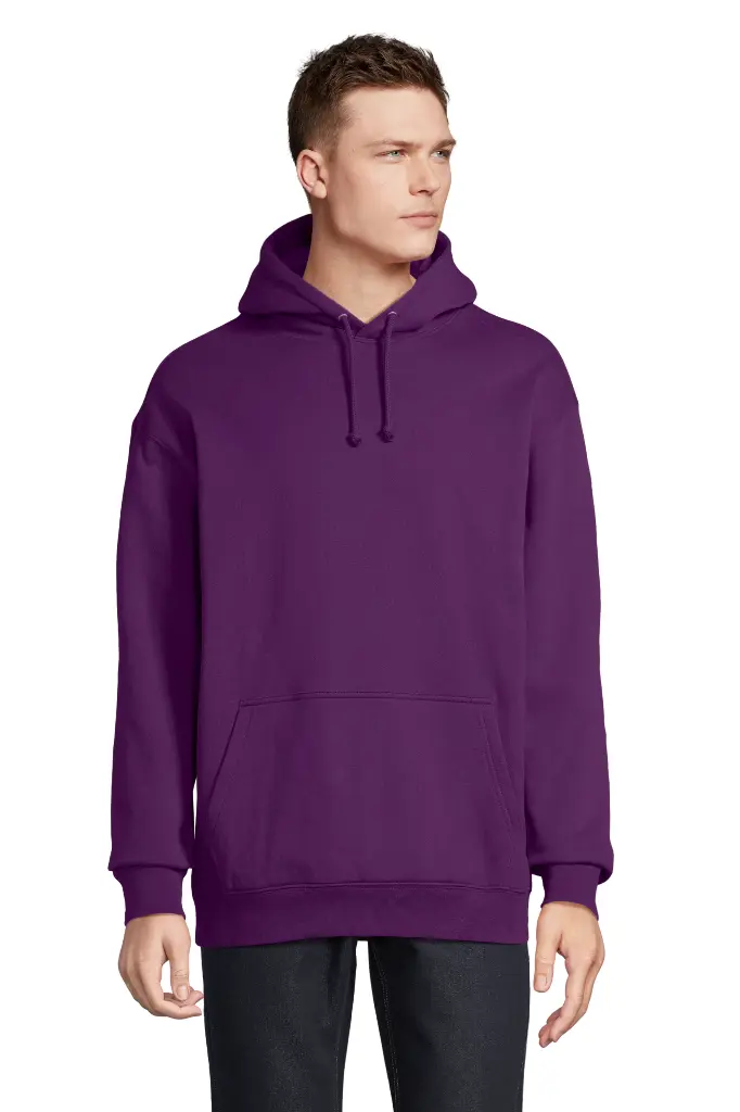 Bluza z kapturem unisex z kieszenią kangurką - Astral Purple