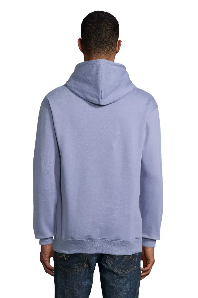 Bluza z kapturem unisex z kieszenią kangurką - Blue