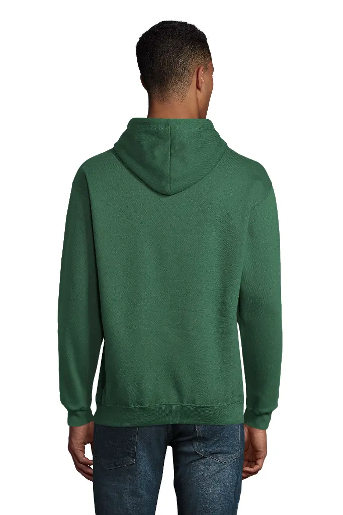 Bluza z kapturem unisex z kieszenią kangurką - Bottle Green