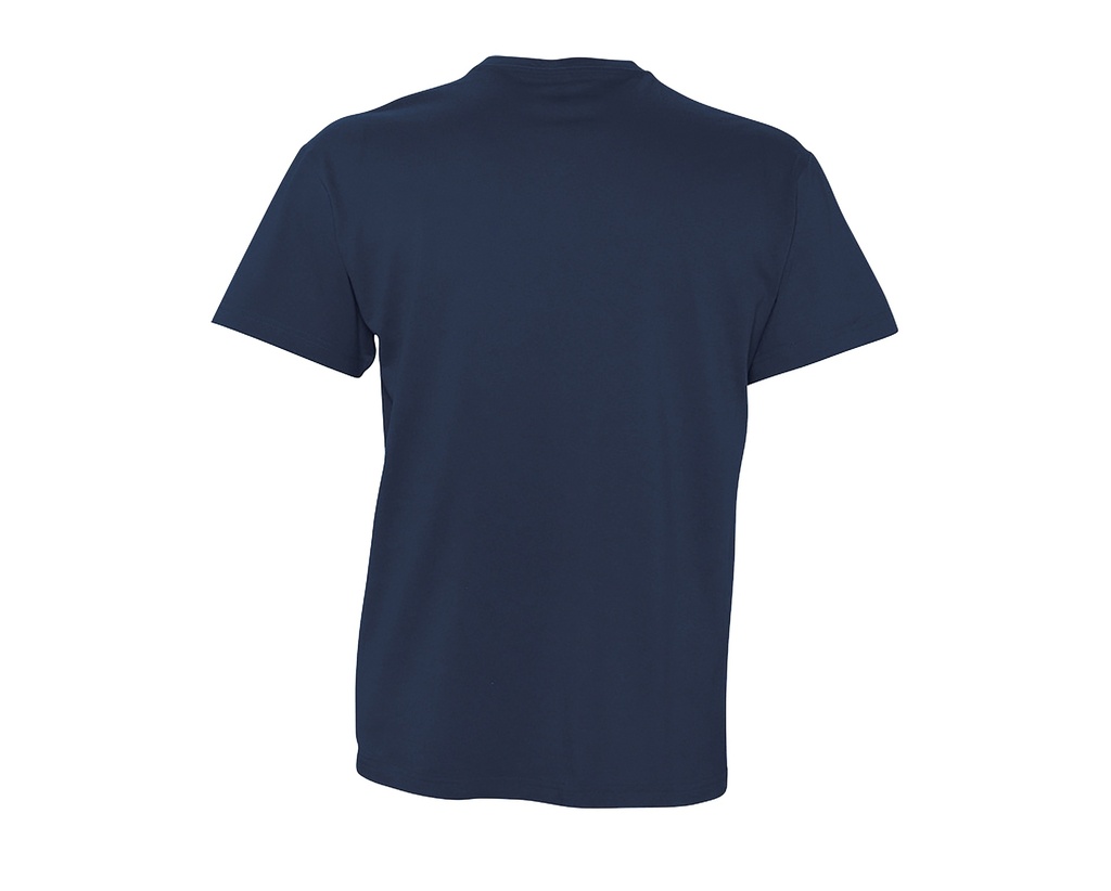 T-Shirt z Dekoltem V, Krótki Rękaw - Navy