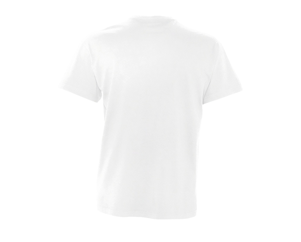 T-Shirt z Dekoltem V, Krótki Rękaw - White