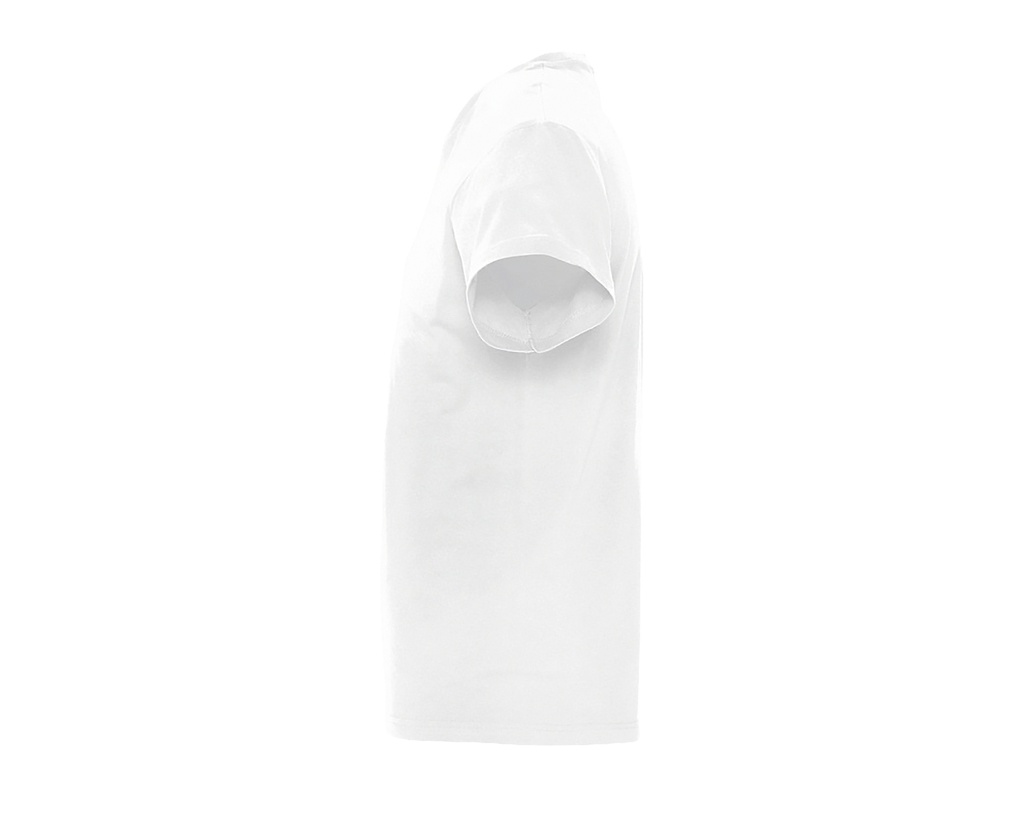 T-Shirt z Dekoltem V, Krótki Rękaw - White