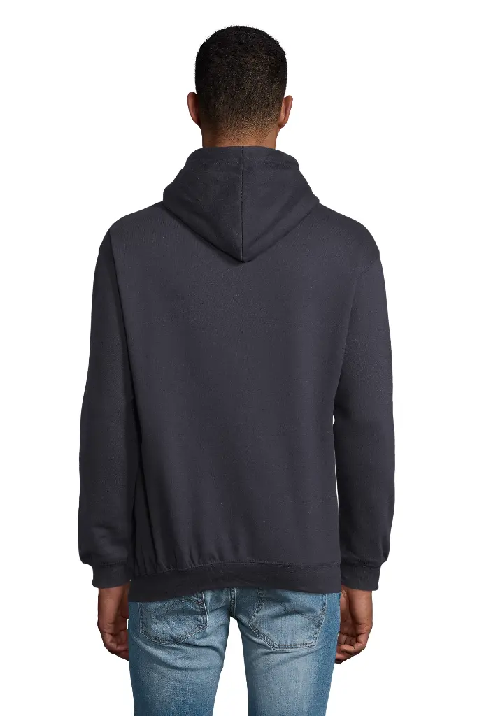 Bluza z kapturem unisex z kieszenią kangurką - French Navy